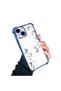 iPhone 15 Compatible Transparent Back Panel Four-Corner Reinforced Impact Protection Glossy Edge Silicone Case - 3