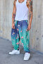 Men's Pleated Loose Shalwar Trousers with Elastic Waist and Cuffs - 3