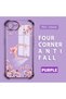 iPhone 16E/17E Compatible Transparent Back Four-Corner Reinforced Impact Protection Silicone Case