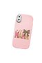 Pink Silicone Case with Shock-Absorbing Camera Protections Compatible with iPhone X/Xs - 3