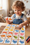 Children's Educational Toy Memory Game Sea Animal Matching Cards 2-6 Years Old - 2