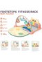 Piano Play Mat for Baby/Play Gym with Music and Light Toddlers Early Educational Toys Tummy Time Playmat Infant Activity Center for Newborn Babies 0-12 Months-Multicolor - 2