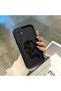 Samsung Galaxy A54 Compatible Black Silicone Case with Shockproof Camera Protection