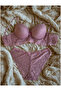 7510 Lace Bralet Padded Women's Underwear Set - 3