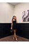 Women's Square Neck Mini Dress - 5