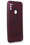 Compatible Case For Samsung Galaxy A11 Soft Soft Color Flexible Premium Rubber Silicone - Damson - 2