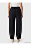 Black Soft Touch Women's Sweatpants with Elastic Waistband - 4