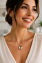 Figured Anti-Tarnish Steel Adjustable Chain Luxury Necklace