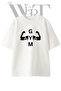 Gym Biceps Design Printed Unisex White Oversize T-Shirt