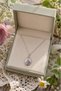 Colorful Flower Painting Steel Necklace (Silver Color) - 3