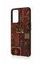 Oppo A16 Compatible Vintage Carpet Patterned Silicone Case - 4
