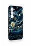 Tecno Spark 40 Pro Compatible Starry Night Pattern Silicone Case - 3
