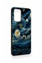 Oppo A54 Compatible Starry Night Pattern Silicone Case - 3