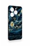 Tecno Spark 20C Compatible Starry Night Pattern Silicone Case - 3