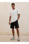 Men Regular Fit Crew Neck Short Sleeves Textured T-shirt - 3