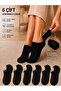 Unisex Silicone Non-Removable Sneaker Short Socks Seamless Summer Breathable Cotton Flexible Invisible Below Ankle Socks 6 Pairs