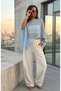 Summer Women's Asymmetrical Transparent Knitwear Cape Shawl Poncho Top - 2