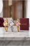 3-Piece Women's Steel Watch Set with Cuff Bracelet Gold & Silver Vintage Women's Wristwatch Old Money Elegant Stylish Luxury Premium |   Limited Edition 2026