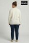 Women's Large Size New York Printed Crew Neck T-Shirt Spr26Btsk942-5 - 3