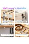 Adhesive Hook and Loop Cable Ties, 20 Pcs Reusable Self-Adhesive Cord Organizer Straps with Sticky Back for Desk, Home, Office Cable Management - 4