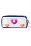 Heart-Themed Multi-Compartment'Kids Bags' Orthopedic School Bag with Cover, Lunch Bag and Pencil Holder, 3-Piece School Bag Set - 5