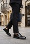 38670 Black Patent Leather Groom Shoes Suit Shoes Men's Shoes - 6