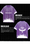 Anime Naruto Mangekyou Sharingan Printed Washable Vintage Unisex Oversize T-Shirt - 2
