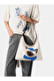Custom Printed Adjustable Strap Zippered Moon Shoulder Bag with Siamese Cat Pattern - 2