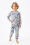 Boy's 100% Cotton Pajama Set 3-8 Years 12736Is - 3