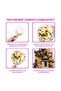 Pink Black Gold Birthday Balloon Garland Kit with Backdrop, Crown and Cake Foil Balloons, 72 Pieces - 3