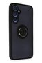 Aconcept Galaxy A25 5g Case Montreal Silicone Cover with Ring (100825) - Black - 2
