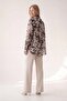 Multi-Color Floral Patterned Linen Shirt - 2