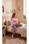 Girl's 100% Natural Cotton Cuffed Long Sleeve Pajama Set - 3