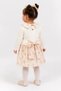 Baby Girl Floral Patterned Muslin Knitwear Set 3028 - 2