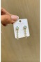 Zircon Stone Shooting Star Model Steel Earrings