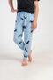 Boy's Blue Dog Printed Banded Leg Pajama Bottoms - 2