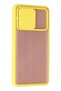 Aconcept Galaxy A01 Core Case Palm Frosted Camera Sliding Silicone (182341) - Yellow - 3