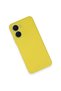 Aconcept Vivo Y16 Case Nano Inside Velvet Silicone (203610) - Yellow - 3