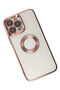 Aconcept iPhone 14 Pro Case Slot Silicone - (205707) Rose Gold - 3