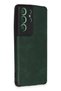 Aconcept Galaxy S21 Ultra Case Loop Leather Silicone (214437) - Green - 2