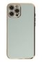 Aconcept iPhone 12 Pro Case Volet Silicone - (210015) Green - 2