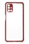 Aconcept Galaxy M51 Case Miami Transparent Silicone (13511) - Fuchsia - 2