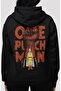 One Punch Man Anime Back Printed Unisex Oversize Combed Cotton Hoodie - 3
