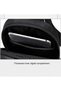 Golden Wolf Fashion Crossbody Bag Water Resistant Anti-Theft Polyester Chest Bag Business Travel for Men Women, GXB00910, Black - 8