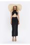 Cross-Neck Knitwear Dress with Front Tie - 4