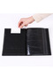 200-Piece 10X15Cm Leather Burgundy Photo Album with Windows - 5