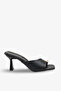 Nolsa Women's Heeled Slippers - Black