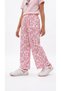 Girl's Wide-Leg Pleated Pants / Children's Wide-Leg Pants / Patterned Pleated Pants - 4
