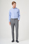 Gray Side Pocket Slim Fit Stretchy Chino Trousers 1003260154