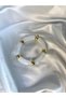 Women's Gold Detailed Elastic White Color Bracelet - 4